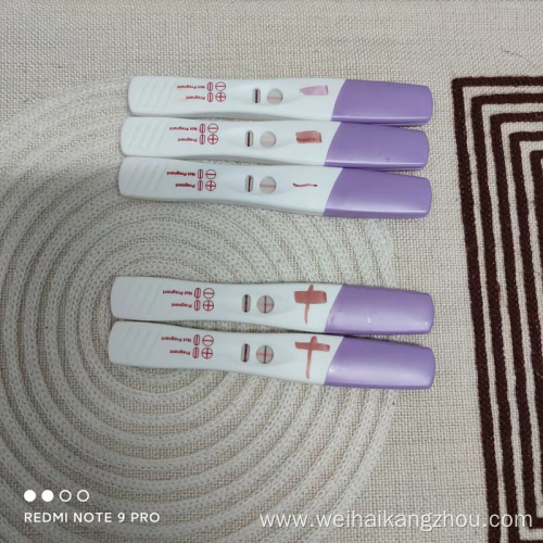 women urine hcg pregnancy test midstream